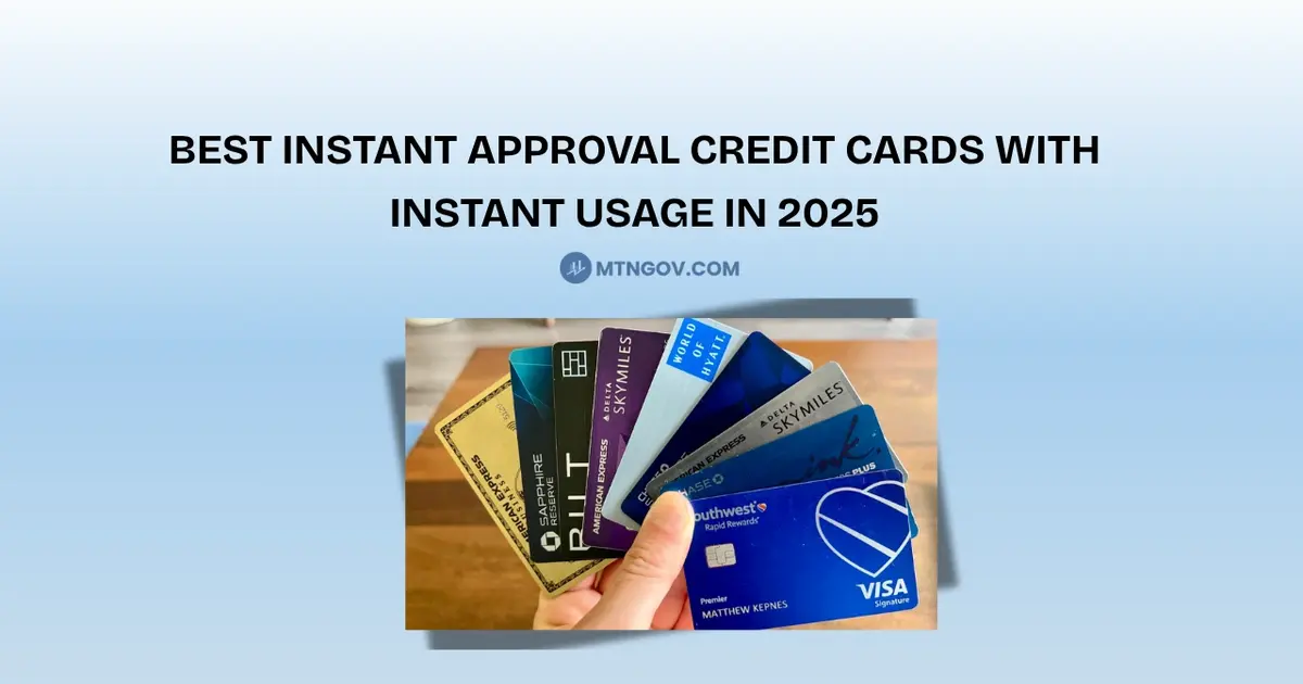 Instant Approval Credit Cards