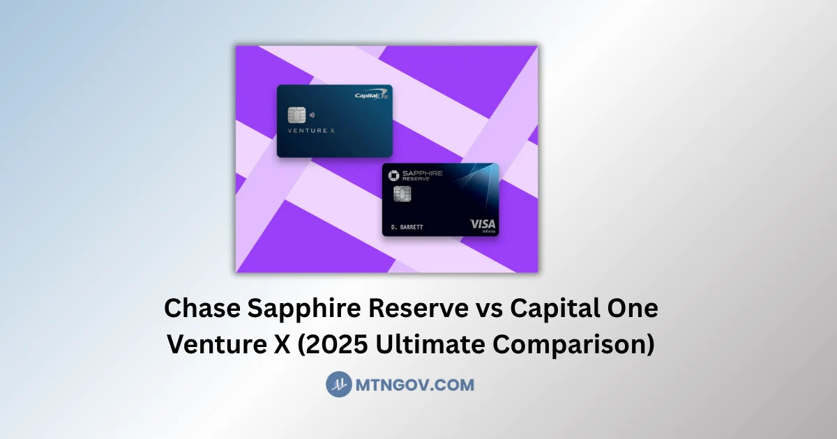 Chase Sapphire Reserve vs Capital One Venture X